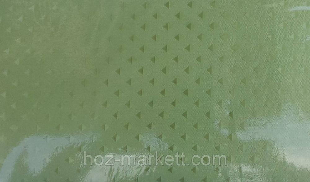 Шторка для ванной однотонная зеленая Харьков - изображение 3