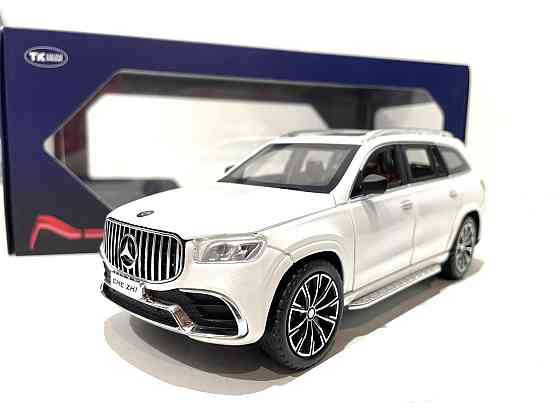 Машинка металева АвтоЕксперт Mercedes-Benz GLS 1:24 світло/звук Біла (GT-1076) Чернігів