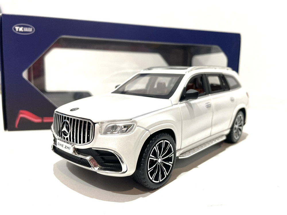 Машинка металева АвтоЕксперт Mercedes-Benz GLS 1:24 світло/звук Біла (GT-1076) Чернігів - фото 4