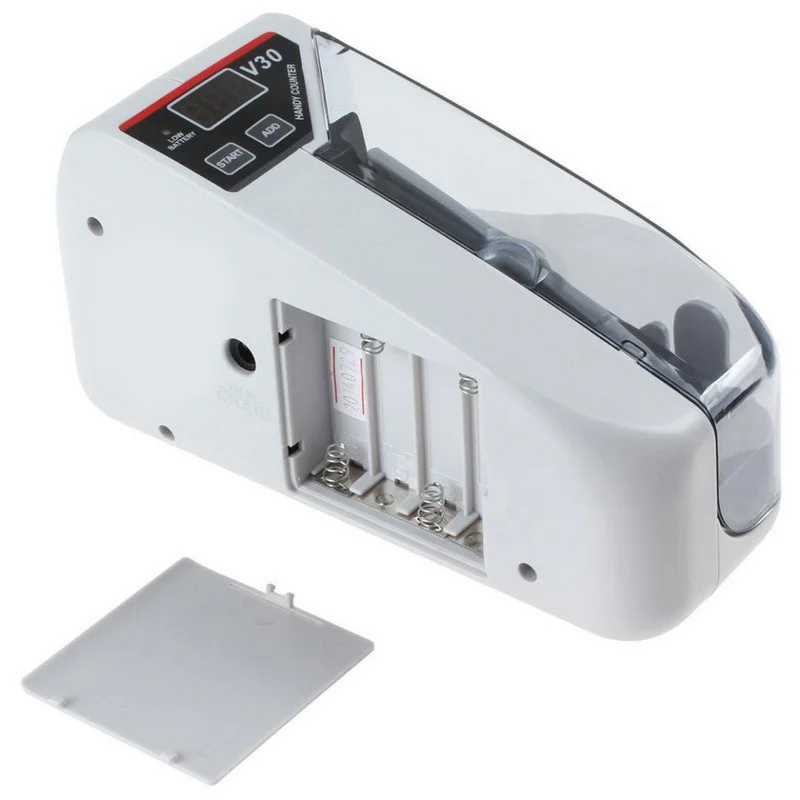 Портативный счетчик банкнот UKC V30 ручной с функцией подсчета и питанием от сети и батареек Одесса - изображение 1