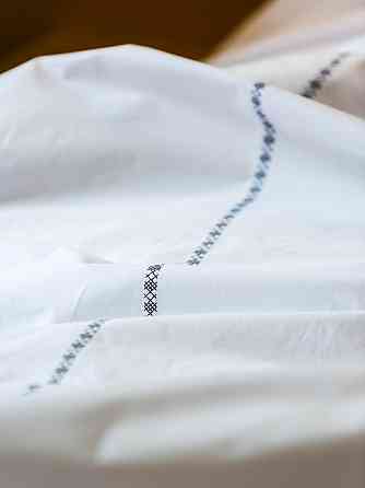 Ecotton Комплект постільної білизни Ecotton Євро з вишивкою та кантом український хрестик Dark Коломия