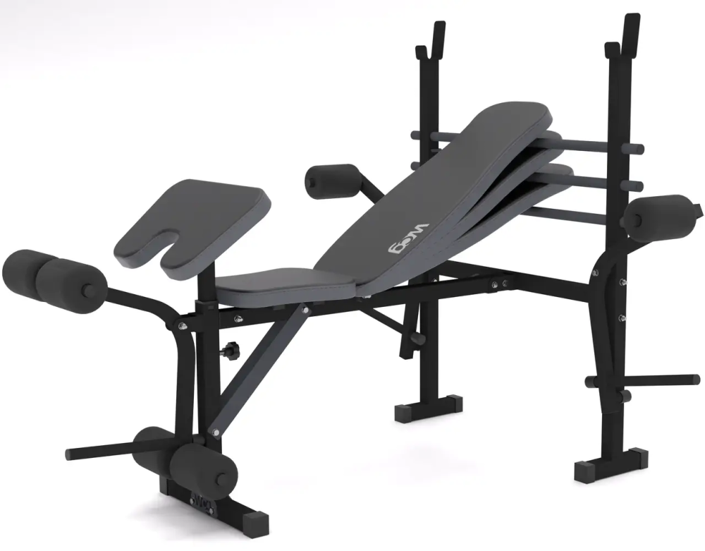 Скамья для жима универсальная WCG 0055 + приставка Скотта с тренажером для ног Киев - изображение 12