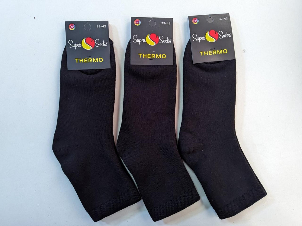 Шкарпетки чоловічі теплі з хутряною внутрішньо (3 шт.) SuperSocks art.007 Київ - фото 7