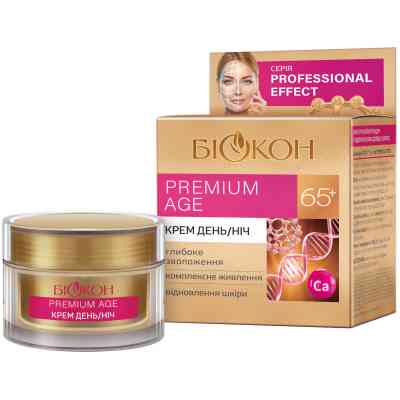 Крем для обличчя Біокон Professional Effect Premium Age 65+ Денний/нічний 50 мл (4820160037366) Вінниця