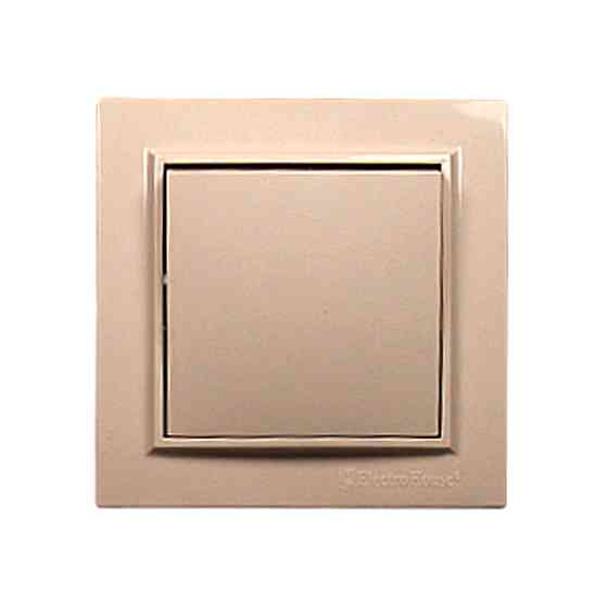 Выключатель одноклавишный, Enzo латте Днепр