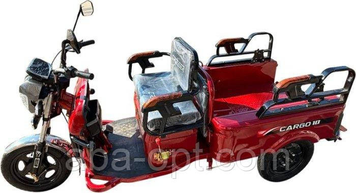 Електричний трицикл з кузовом CARGO-10-GP 1000W-60V-32Ah шини 12"/12" купити дешево в Україні Одеса - фото 3