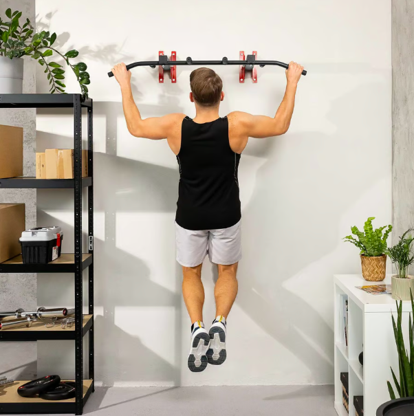 Турнік універсальний на стіну та стелю Hop-Sport HS-2006K із рукавичками Київ - фото 10