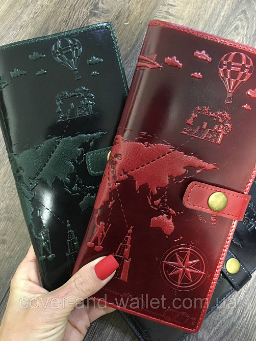 Зеленый кожаный тревел кейс Hi Art Киев - изображение 9