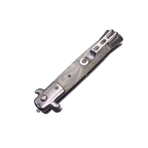 Ніж викидний PA50-1B Білий Дніпро