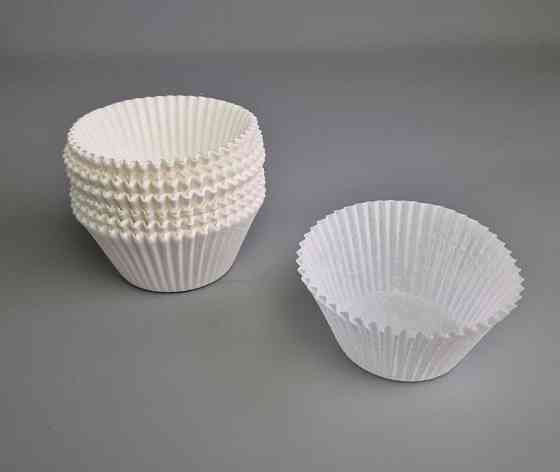 Тартолітка для кексів 140А кругла біла D55 H42,5 (100 шт.) (1 уп.) Харків