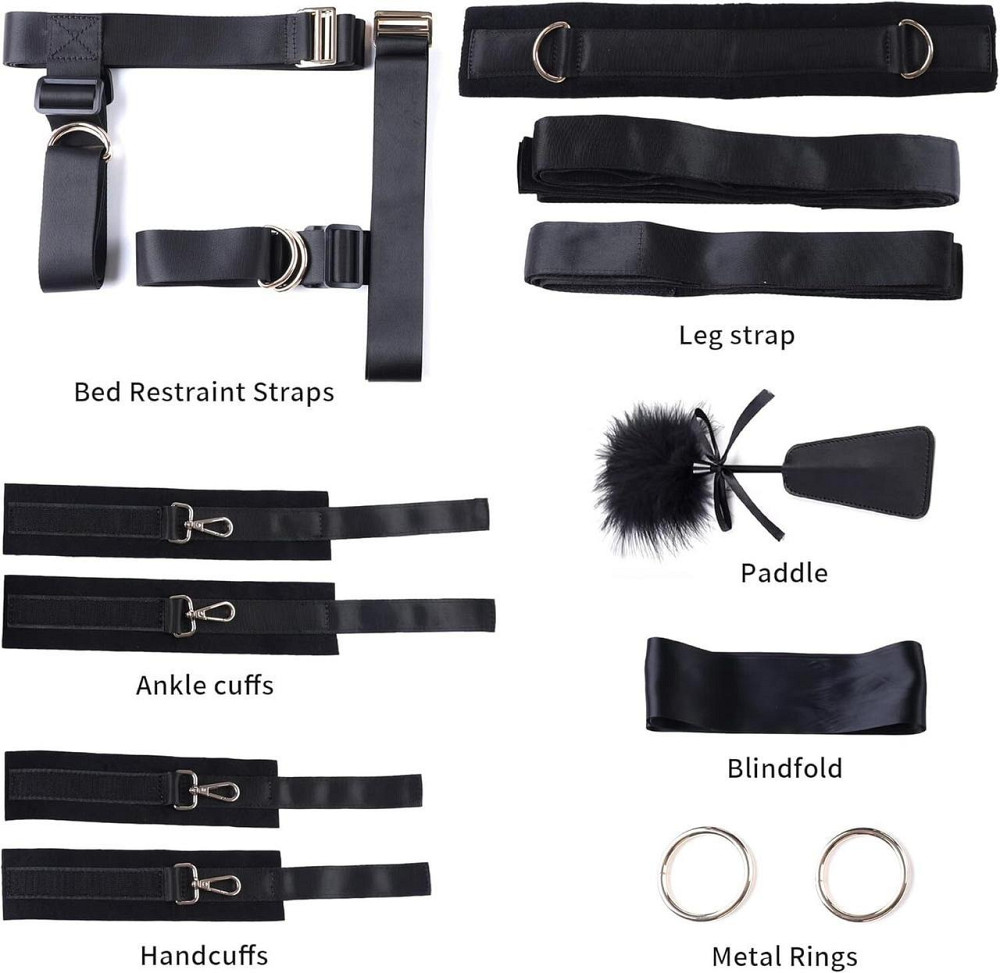 БДСМ-набір LOCKINK YEAHWOW Bed Restraint set Sex Aura Київ - фото 7