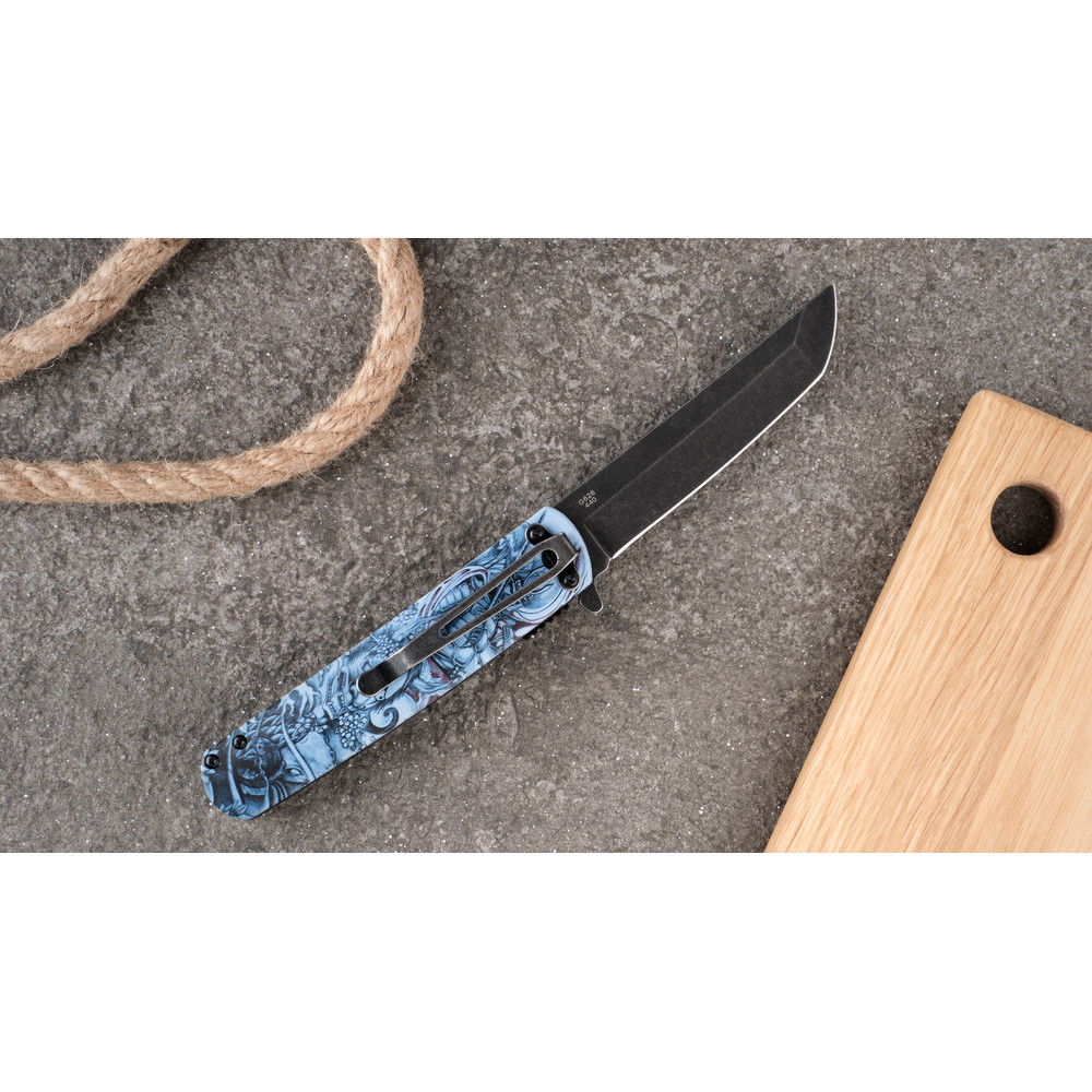 Нож складной Ganzo G626-GS серый самурай Киев - изображение 10