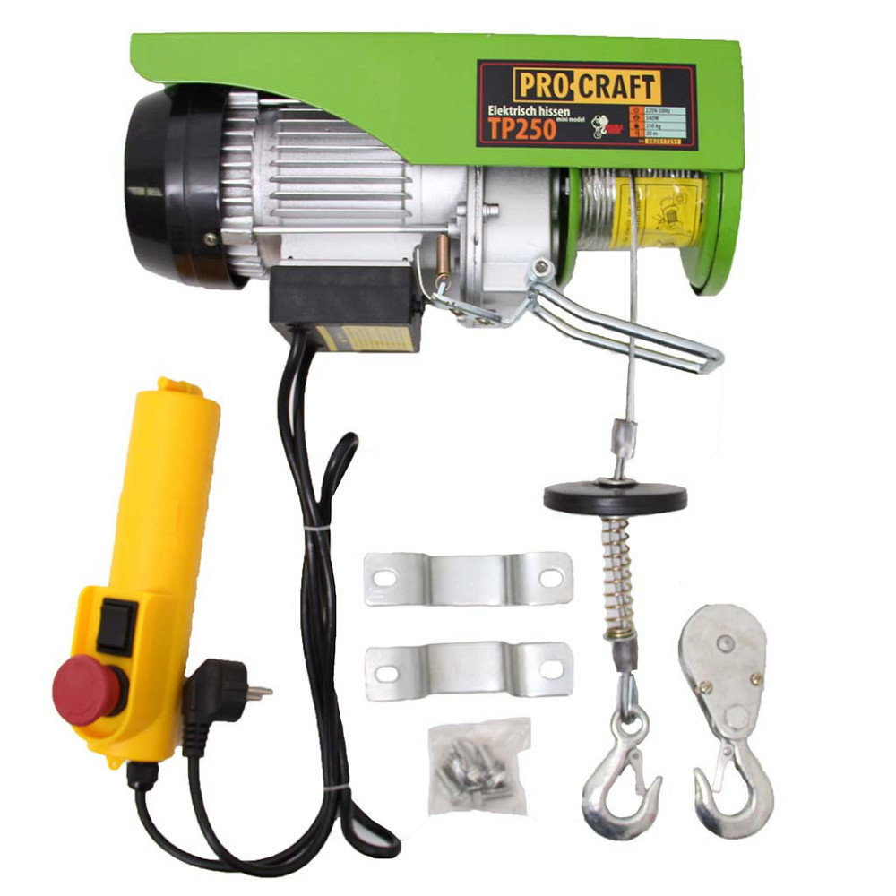 Электрический подъемник Procraft TP250 (250 кг, 20 м) - Тельфер, гарантия 36 мес Львов - изображение 2