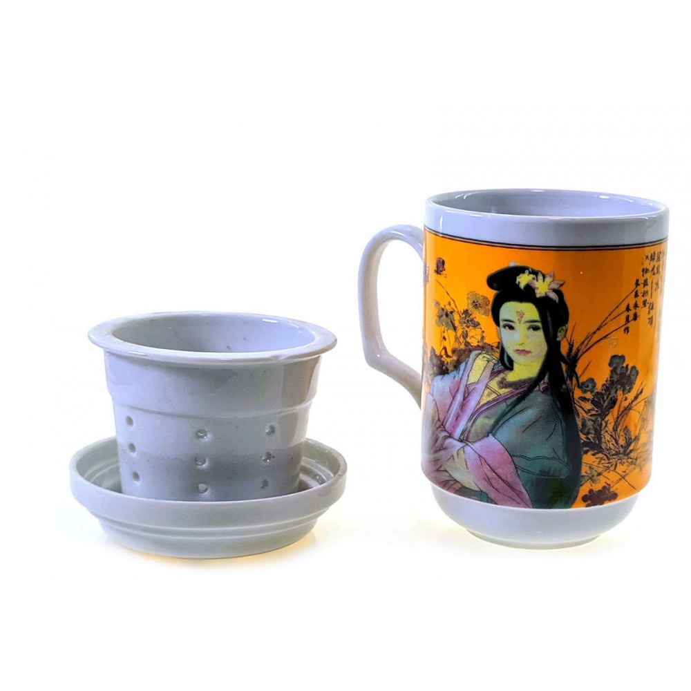 Чашка для заварки чая Девушка Киев - изображение 2