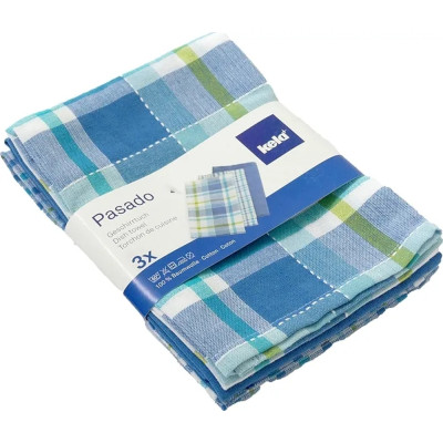 Рушник Kela кухонний набір Pasado, блакитний, 65x45 см, 3 шт (15964) (00000018273) Вінниця - фото 1