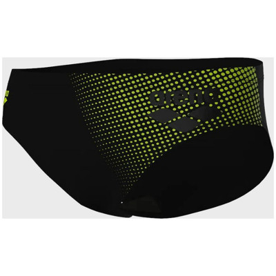 Плавки Arena Foggy Dots Swim Briefs 008482-506 чорний, жовтий 85 (3468337530954) Винница - изображение 8
