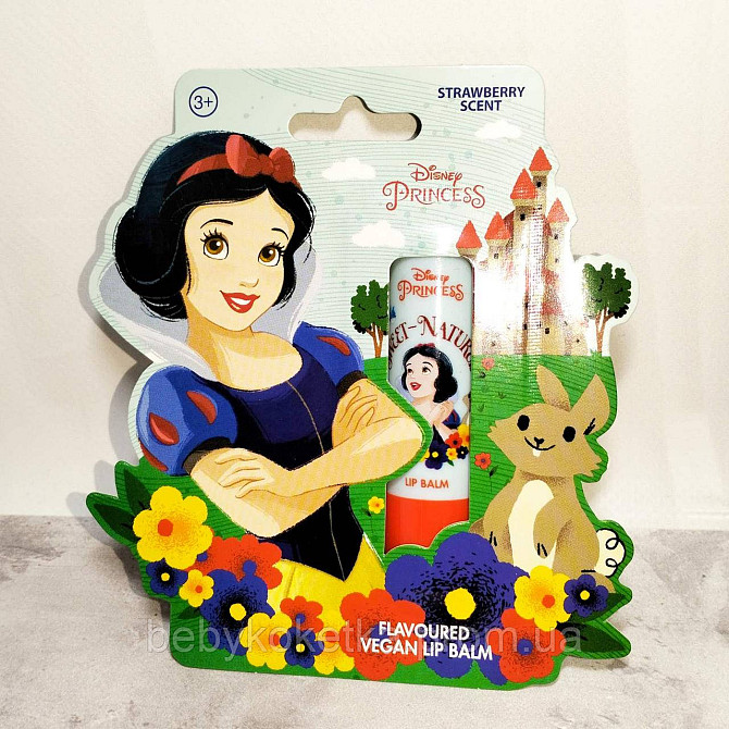 Дитячий бальзам для губ з ароматом полуниці Disney The Princess Snow White Strawberry4.3 г. Львів - фото 2