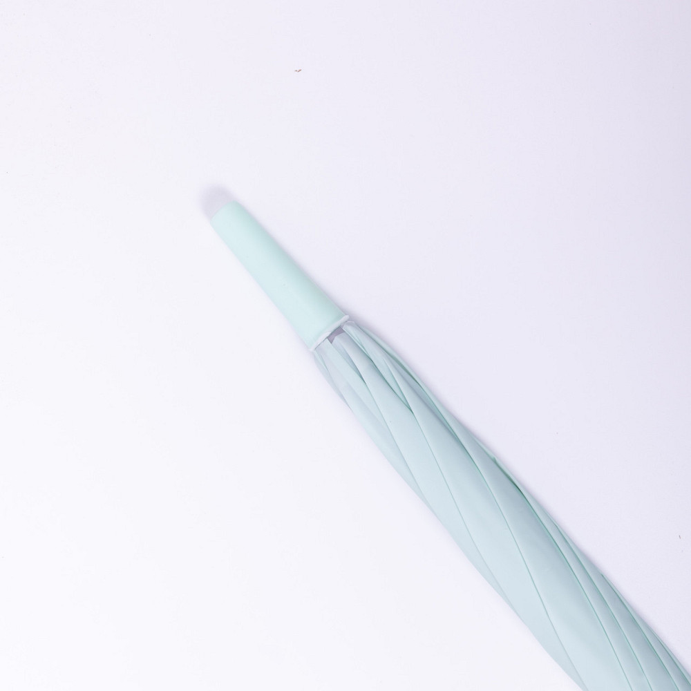 Дитячий зонт-трость полуавтомат м'ятного кольору Київ - фото 2