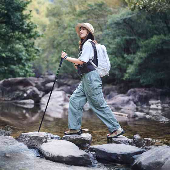 Трекінгова телескопічна палиця Naturehike CNK2550DS010 Sunlit Terk Base, 60-135 см, чорна Киев