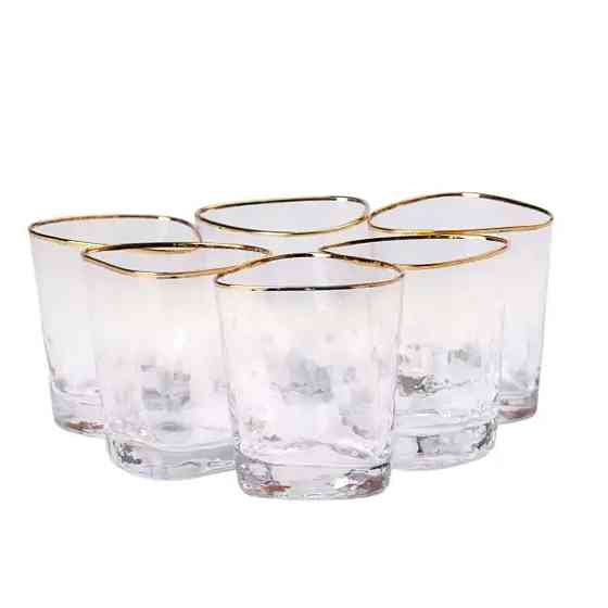 Набір з 6 склянок, 400 мл, для лимонаду, води, соку та коктейлів HP-16-26 Коломыя