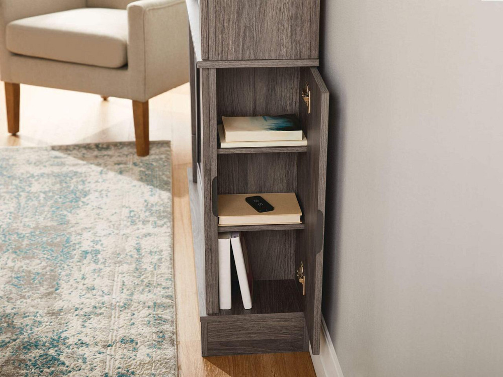 Камінокомплект ArtiFlame For Living AF23S дуб сірий з обігрівом і звуком горіння вогню Київ - фото 10