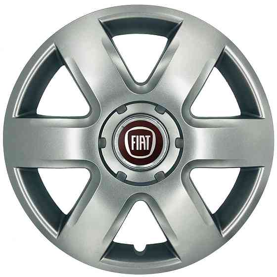 Автомобильные модельные колпаки R15 Fiat 337 4шт, SJS, серебряные Киев
