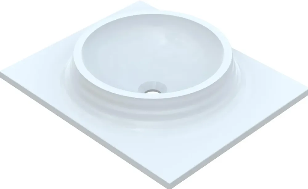 Раковина  Vayer Boomerang 60X50cm Gładka Niecka Biała (0600500123101X0B) Київ - фото 1