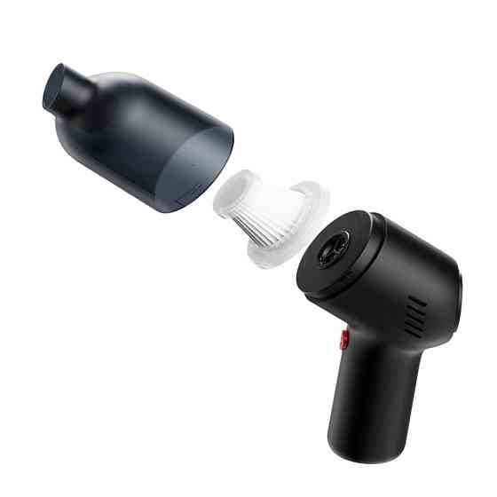 Автомобильный пылесос HELLOLEIBOO LB-067-C 2000 mAh Black Київ