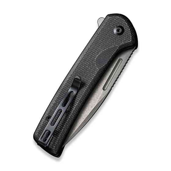 Ніж складаний туристичний Civivi Conspirator, (8.8 см) Nitro-V / Micarta чорний Київ