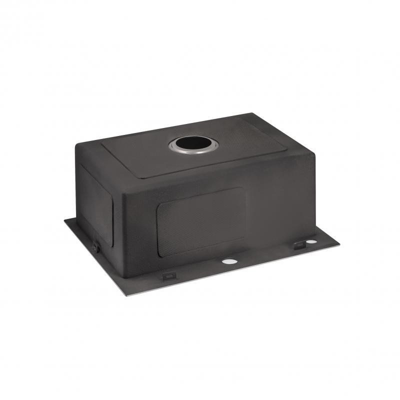 Кухонная мойка с нержавеющей стали Lidz H50*45 3.0/1.0 мм Brush с дозатором для моющего средства Киев - изображение 5