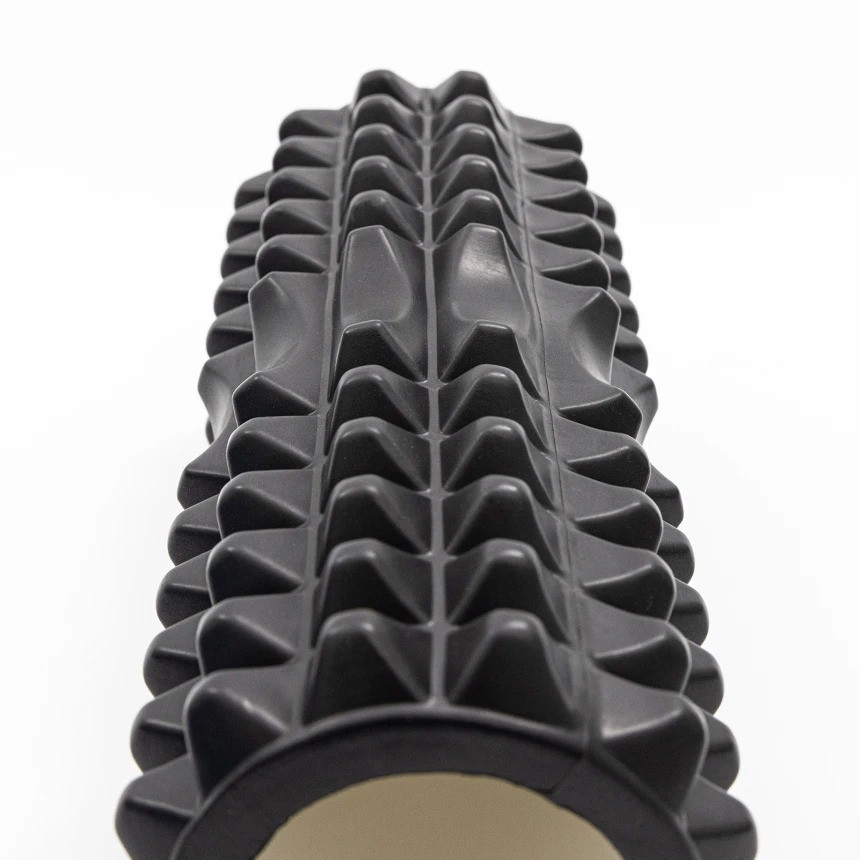 Масажний ролик (роллер) PowerPlay 4405 EVA Massage Roller Чорний (33x12см.) Каменское - изображение 5