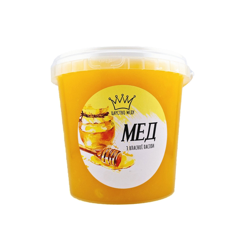 Подсолнечный мёд Царство Мёда 1.4 кг пластик Одесса - изображение 1