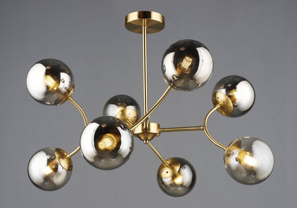 VALESO Люстра молекула в спальню на 8 лампочок N6611/8 Мідь Коломия - фото 6