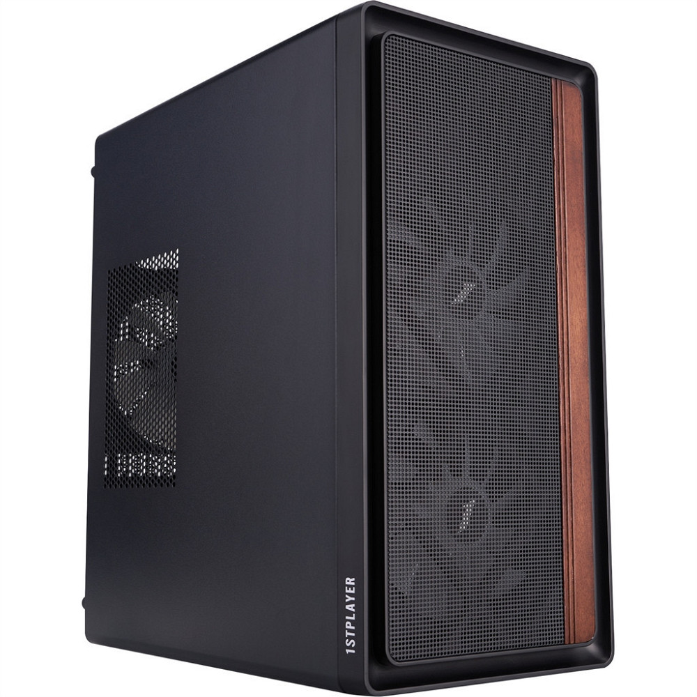 Корпус 1stPlayer WD1-BK-3F1 Black ( 26924 ) Харків - фото 13