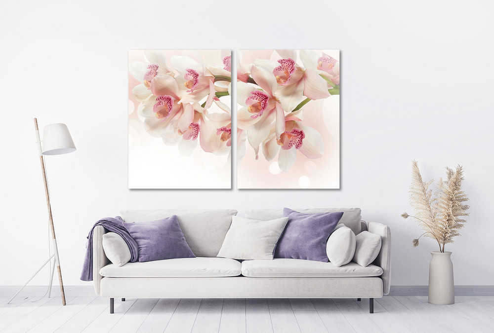 Модульная картина в гостиную / спальню     Орхідея  TLV-2_107 120х170  см Киев - изображение 2