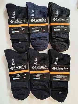Якісні теплі шкарпетки Columbia 6 шт., набір зимових шкарпеток, комплект чоловічі теплі шкарпетки 6 шт. Розмір 41-45 Київ