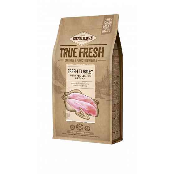 Сухий корм Carnilove True Fresh для дорослих собак всіх порід, з індичкою, 1,4 кг Вінниця