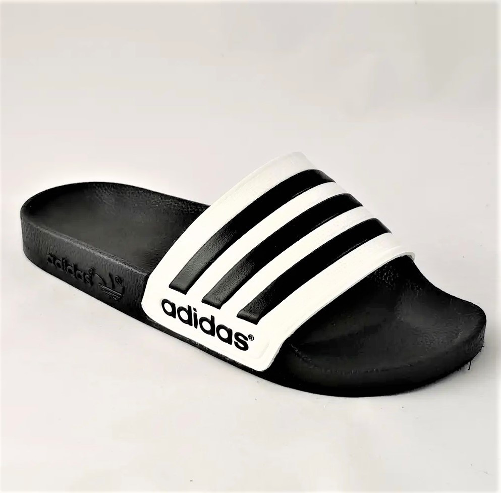 Шльопанці Капці Adidas Сланці Адідас Білі Жіночі Чорні (розміри: 36,37,38) Дніпро - фото 8