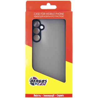 Чехол для мобильного телефона Dengos Matte Samsung Galaxy A24 (black) (DG-TPU-MATT-121) Винница