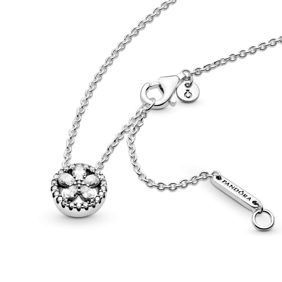 Срібне намисто Pandora Сяюча сніжинка 399230C01 Київ - фото 1