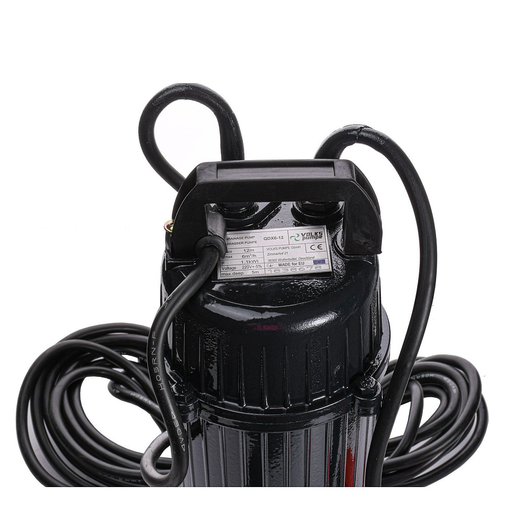 Насос дренажний VOLKS pumpe QDX6-12 1,1кВт Тернополь - изображение 5
