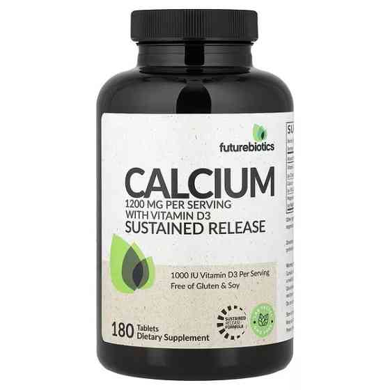 Calcium With Vitamin D3, Sustained Release, 180 Tablets Луцьк