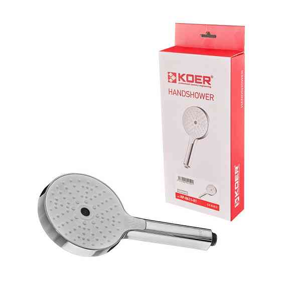 Лійка для душу Koer KP-0411-01 3 функції (Колір хром) (KR5415) ( 36100 ) Харьков