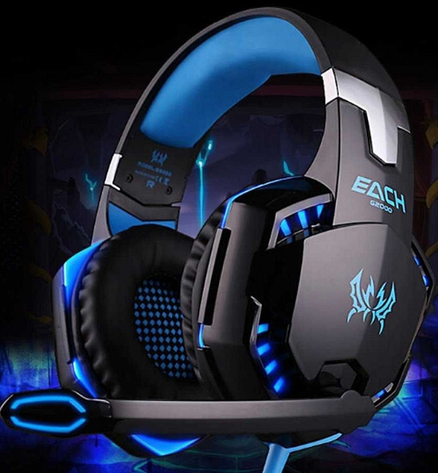 Ігрові навушники Kotion Each G2000 з мікрофоном і підсвіткою. Київ - фото 7