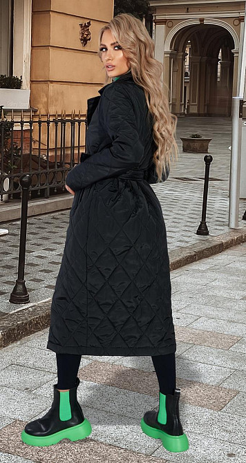 Модне пальто з плащової тканини (42) Київ - фото 3