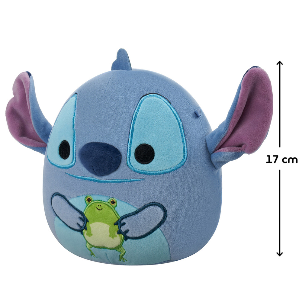 М'яка іграшка Squishmallows серії Disney - Стіч з жабкою (17 см) Дніпро - фото 2