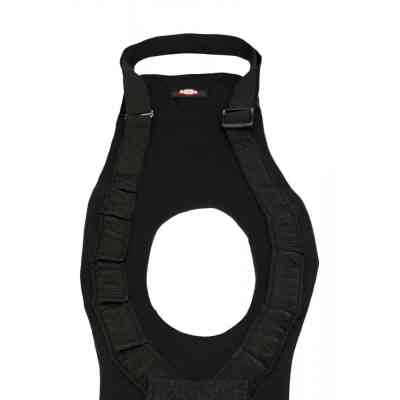Шлея для собак Trixie Пояс підтримуючий неопреновий чорний M: 55 - 65 см (4053032407459) Вінниця