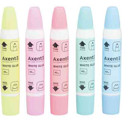 Клей Axent ПВА, 2 аплікатори: тонкий і широкий, 40 г (7202-A) Вінниця