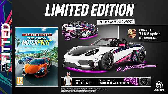 Гра Ubisoft The Crew Motorfest Limited Edition PS5 Чорний Porsche 718 Spyder Ексклюзив Київ