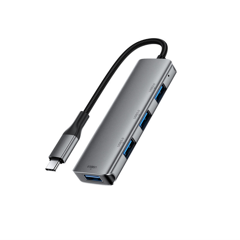 USB-хаб ACEFAST J15 USB-C 4-in-1 HUB Metal Gray Одеса - фото 5